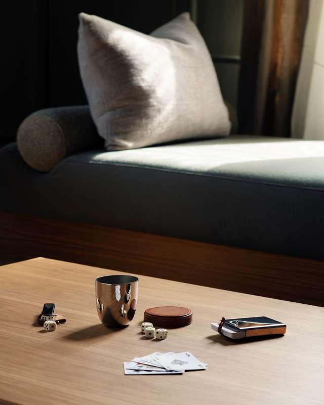 Sky Leather and Stainless Steel Card Game